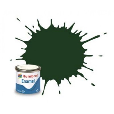 Humbrol 3, BRUNSWICK GREEN GLOSS, Enamel Paint 14ml